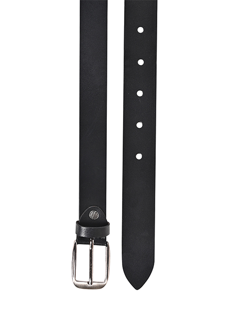 Black Formal Genuine Leather Belt for Men