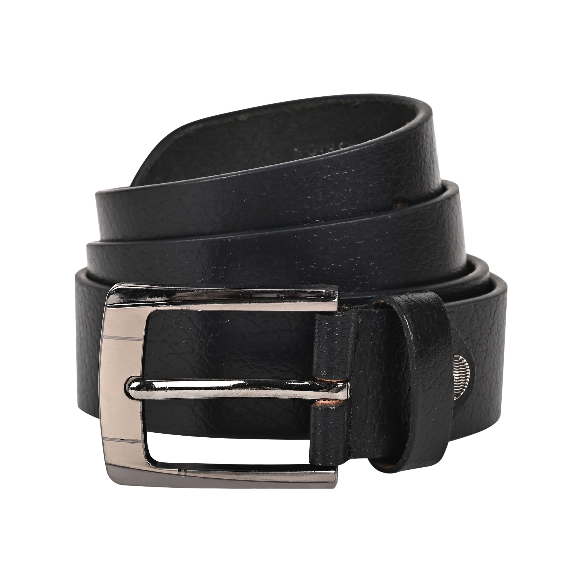 Men’s Black Semi Formal Genuine Leather Belt