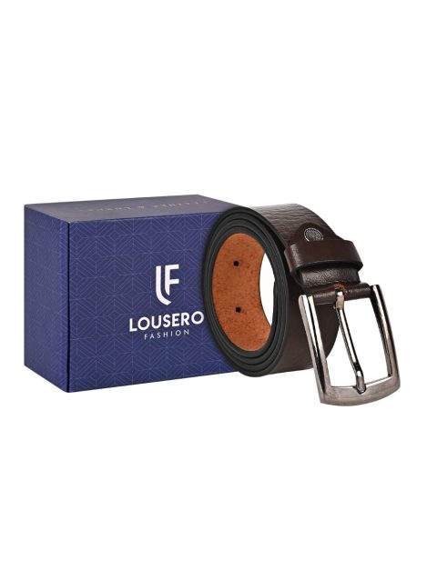 Classic Brown Leather Belt for Men