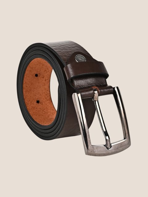 Classic Brown Leather Belt for Men