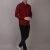 Maroon Double Pocket Shirt for Men